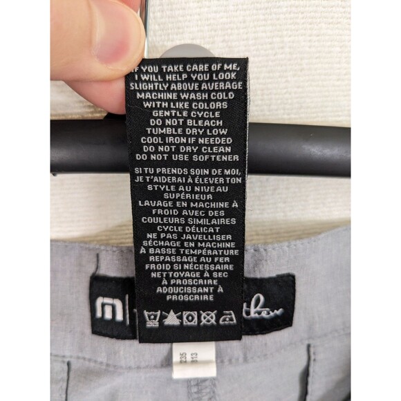 Travis Mathew Gray Golf Shorts Cocktails Palm Trees Parrots Shorts Mens 32 - Picture 12 of 12